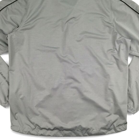 Galvin Green Golf Windbreaker Jacket Mens Size Medium Grey Full Zip Performance - Picture 8 of 14